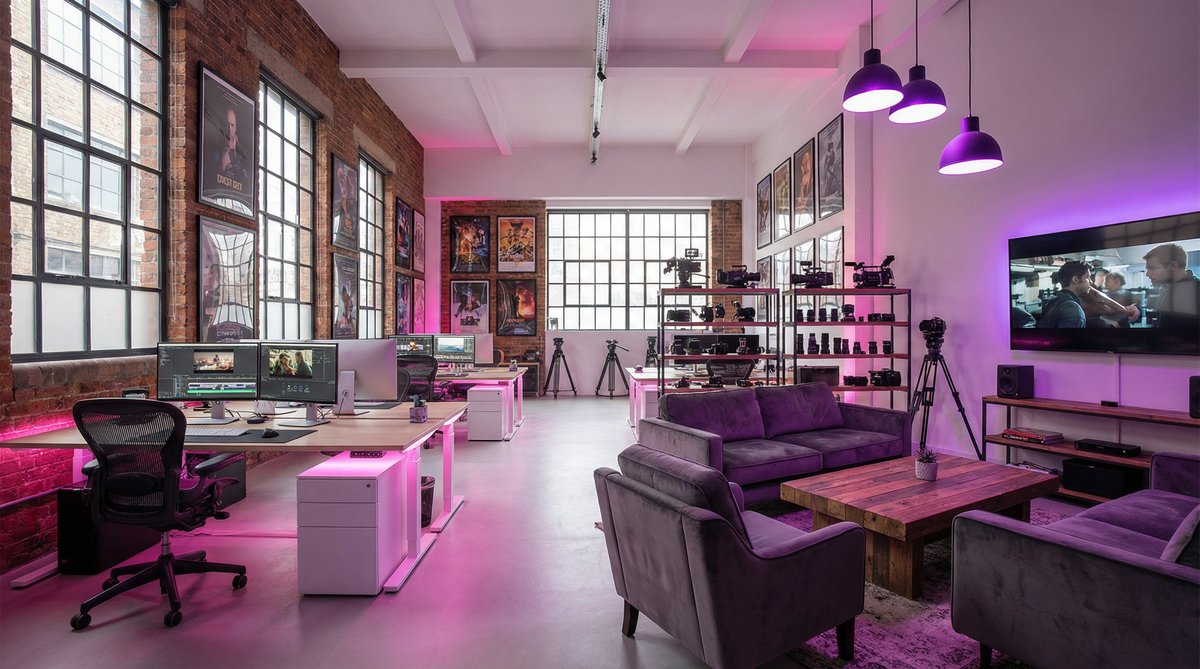 海角网影视传媒公司办公室